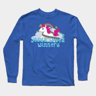 Jesus Loves Winners Long Sleeve T-Shirt